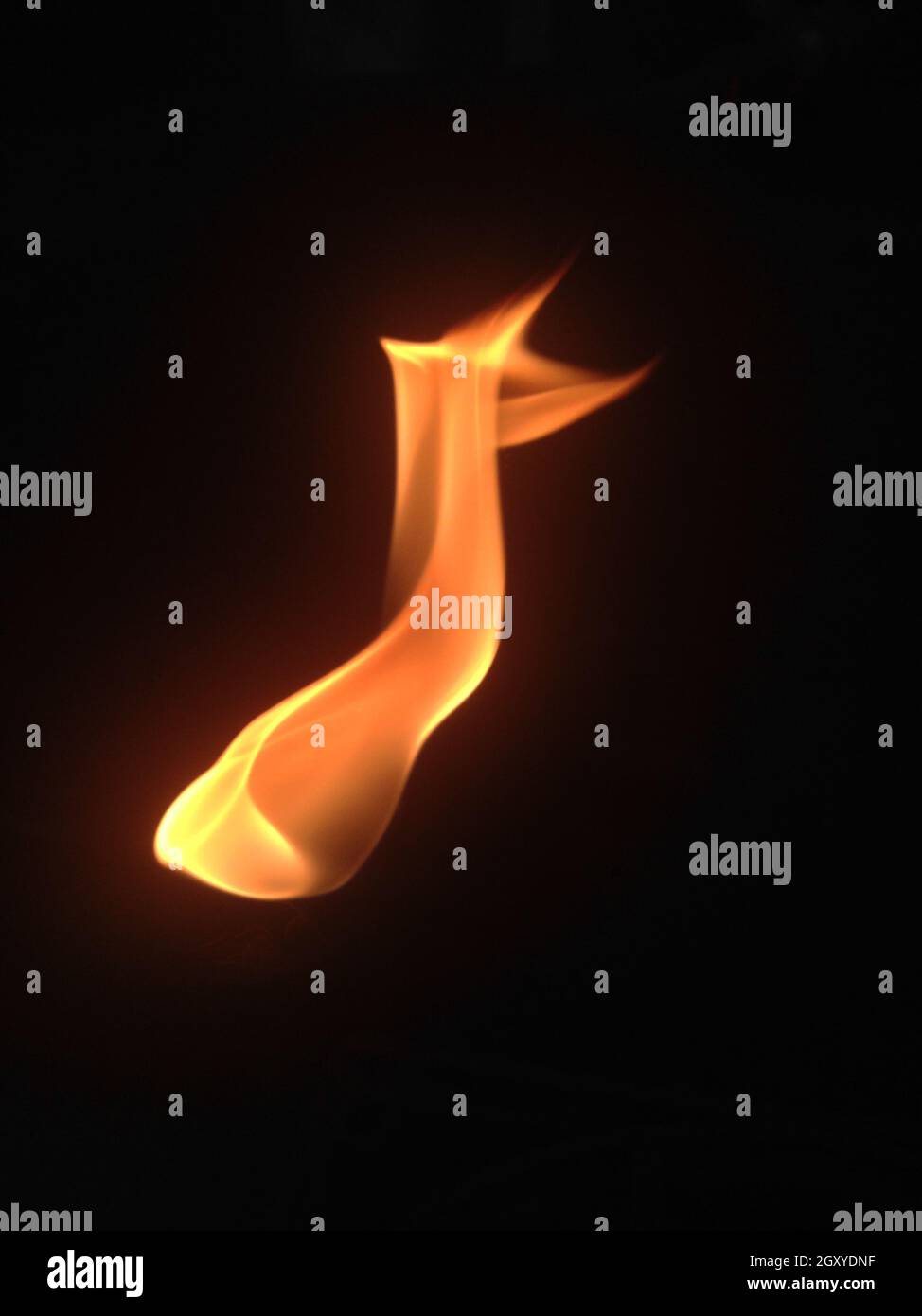 Fire flames isolated on black background, fire abstract Stock Photo - Alamy