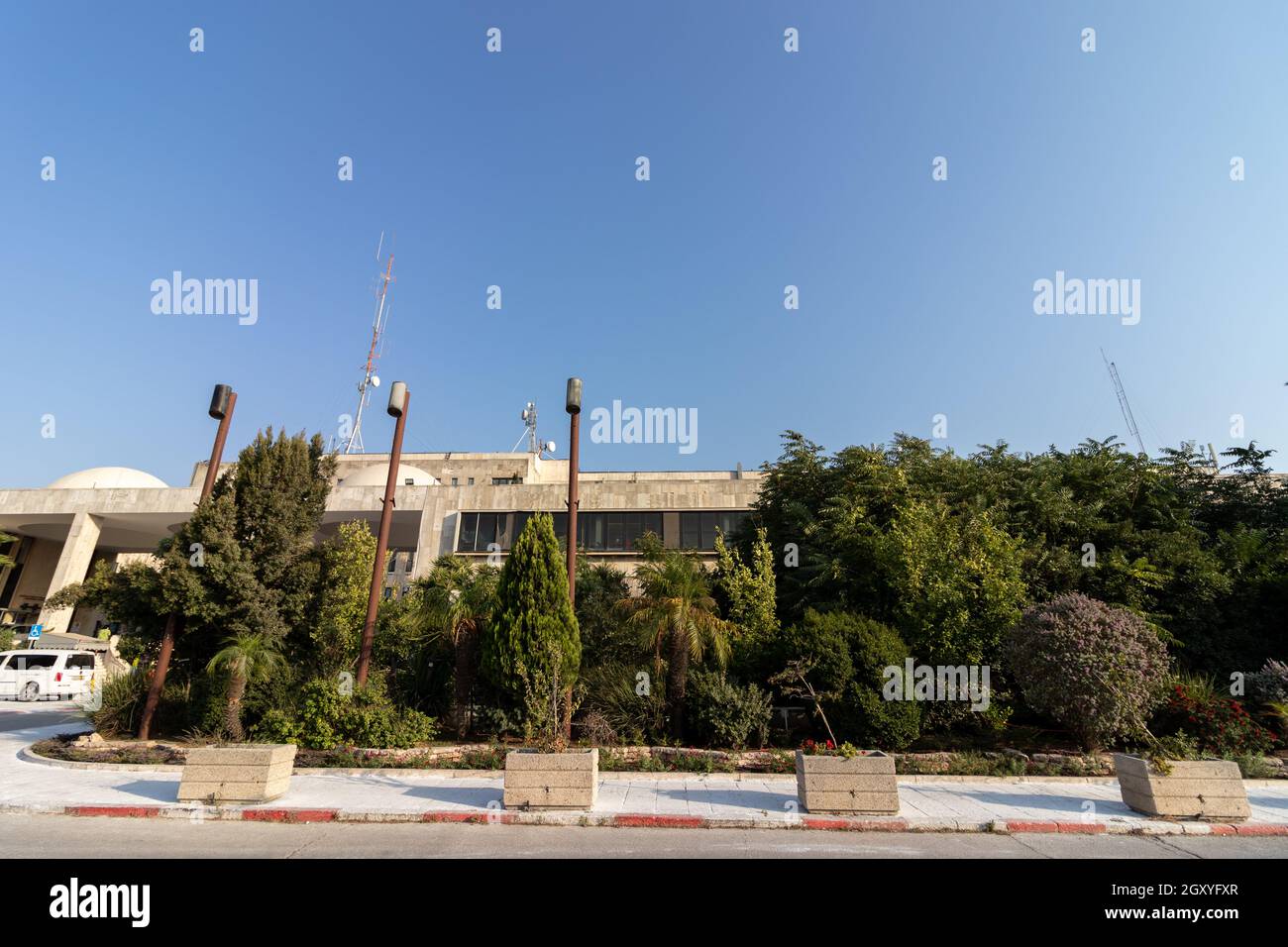 jerusalem-israel. 26-08-2021. The building of Hadassah Mount Scopus Hospital in Jerusalem Stock Photo