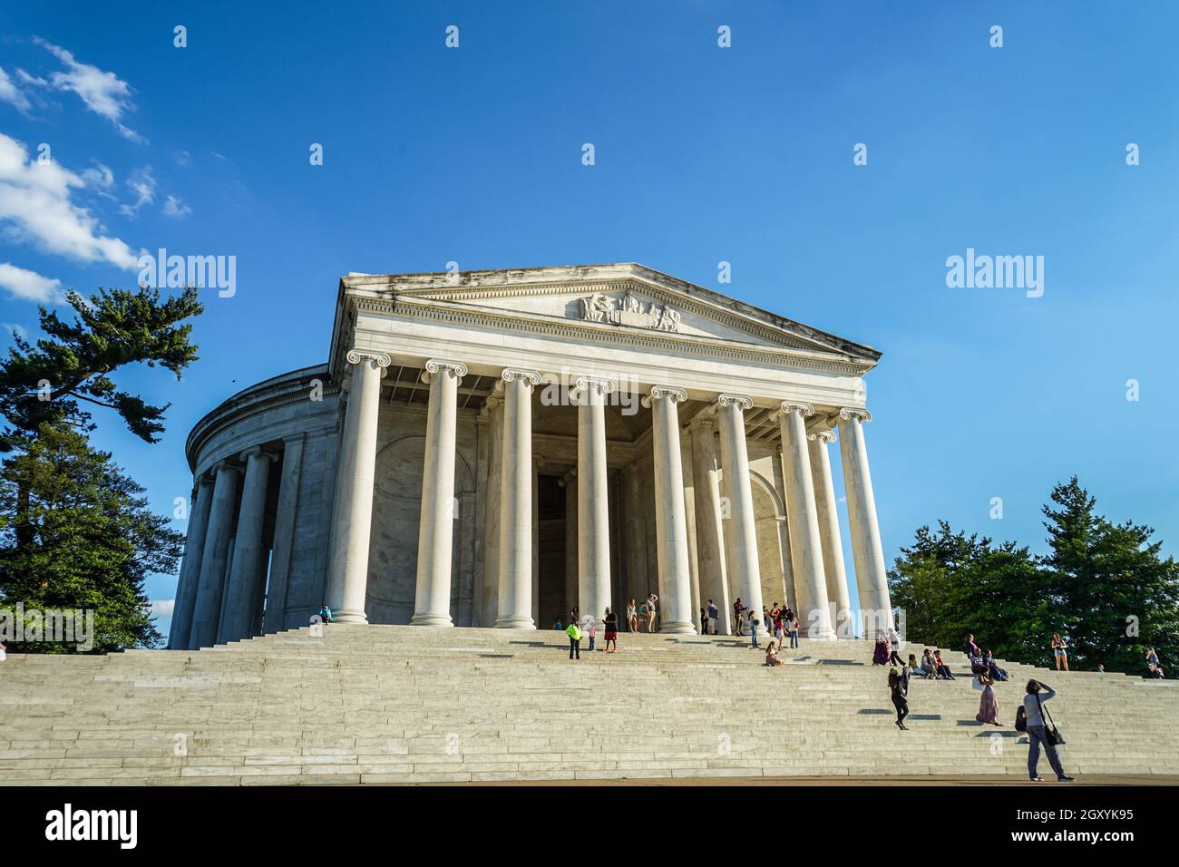 Thomas Jefferson Memorial. Shooting Location Washington, DC Stock