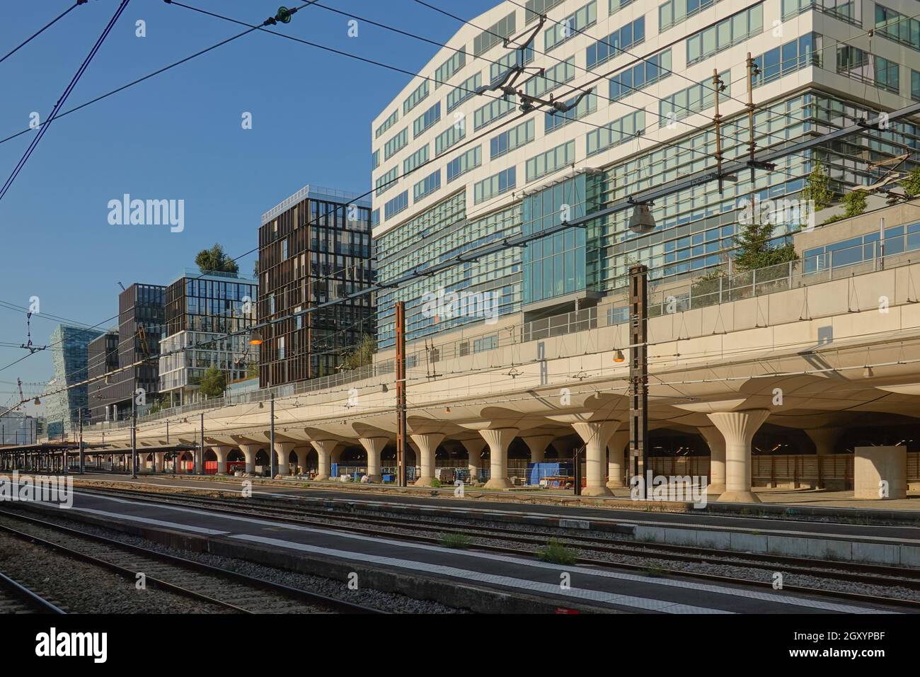 Paris, Gare d'Austerlitz, Überbauung, ZAC Rive Gauche Stock Photo Alamy