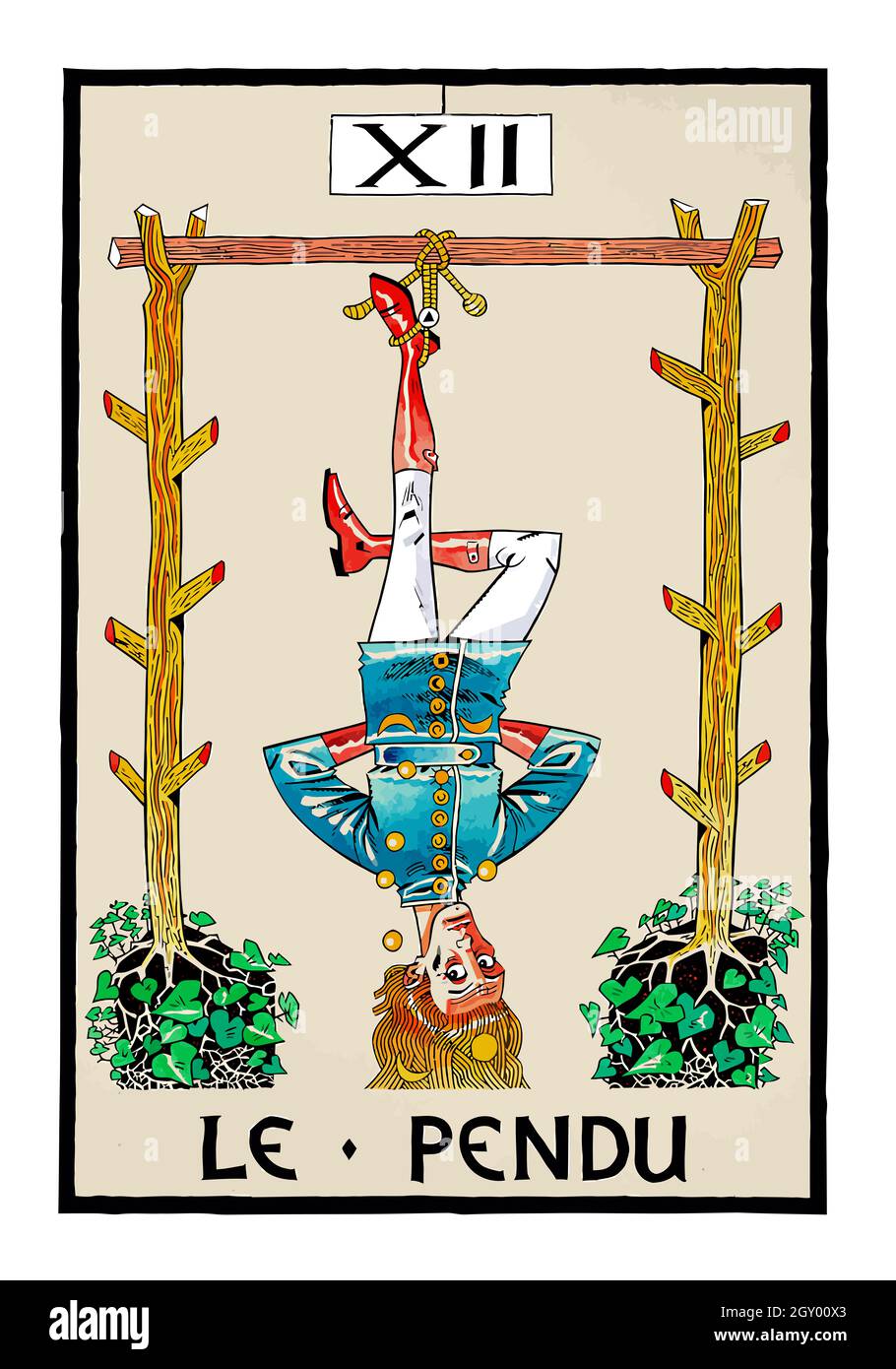 tarot fortune telling card illustration Stock Photo Alamy