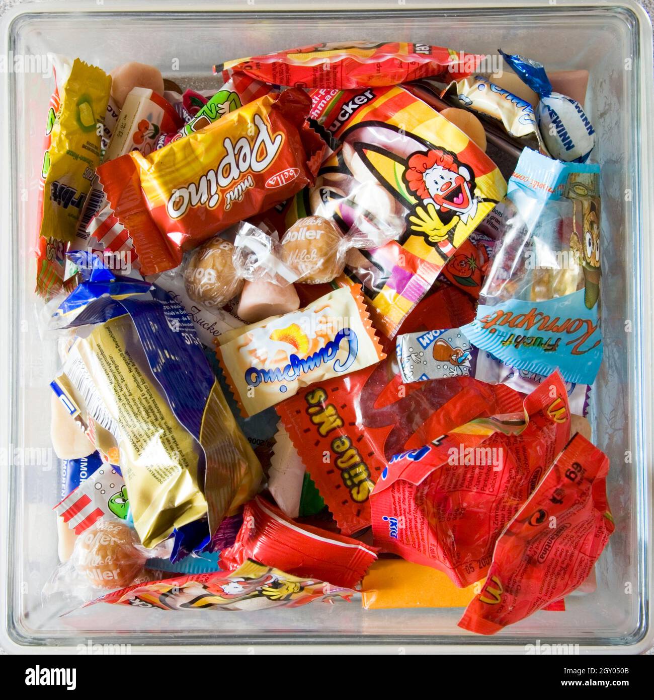 sweets in a box Stock Photo