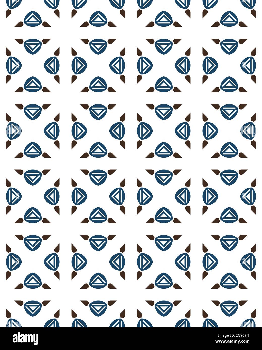 Illustration of an abstract seamless pattern Stock Photo - Alamy