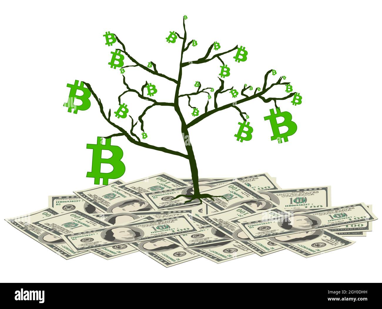 Usa btc bitcoin Stock Vector Images - Alamy