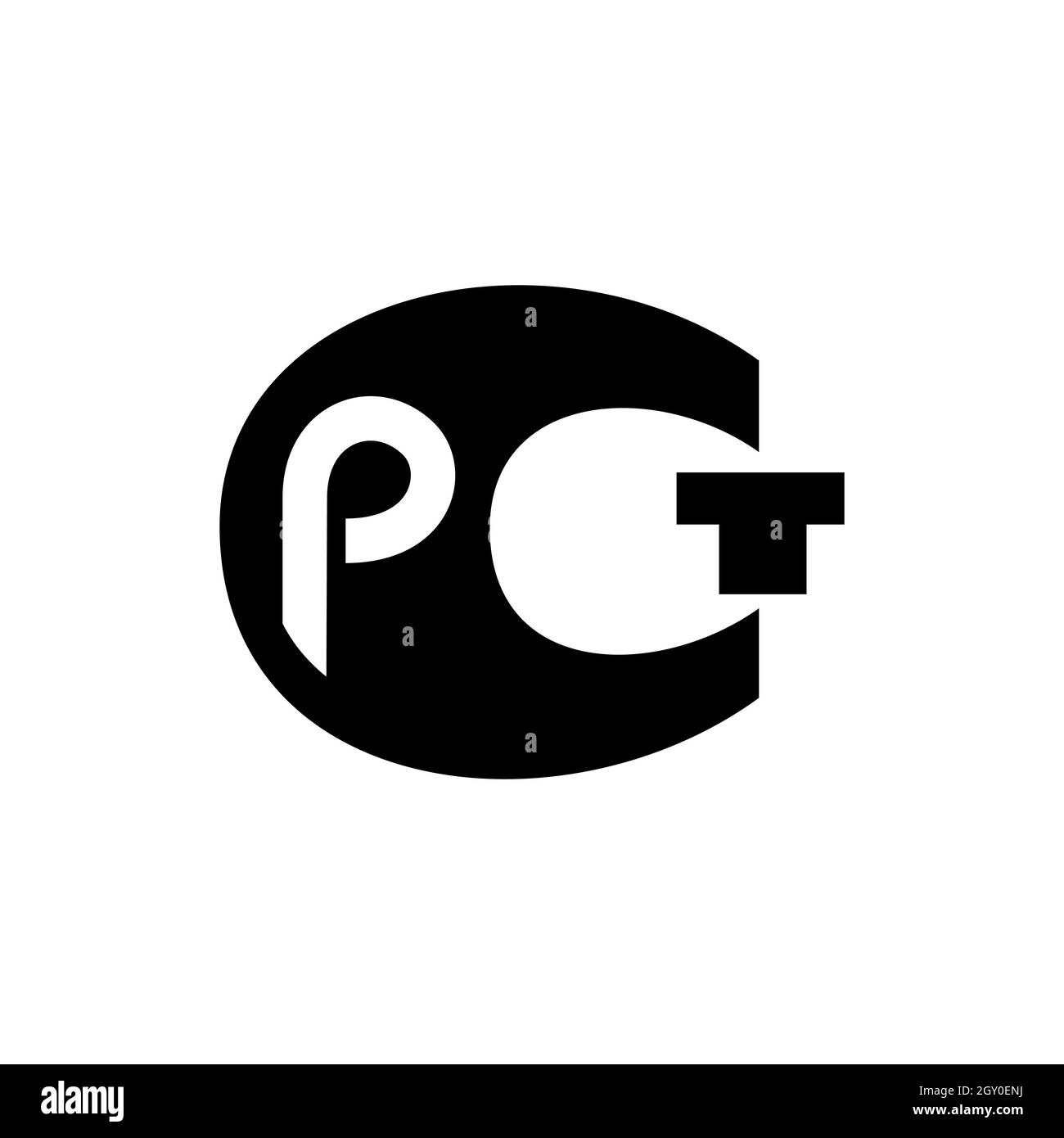 GOST PCT conformity mark symbol vector sign on the package. Stock Vector