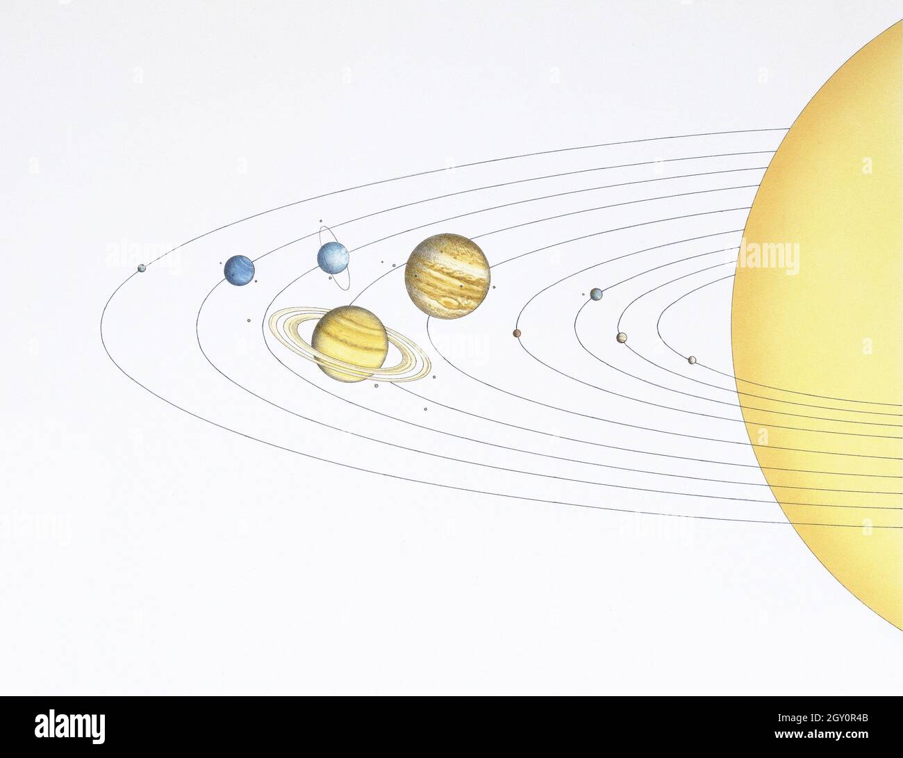 The solar system Stock Photo - Alamy