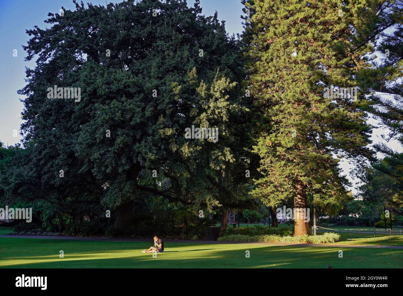 Western Australia, Perth. The Stirling Gardens is the oldest garden in