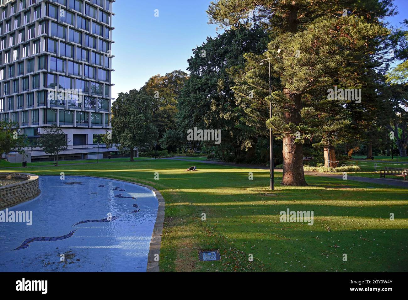 Western Australia, Perth. The Stirling Gardens is the oldest garden in