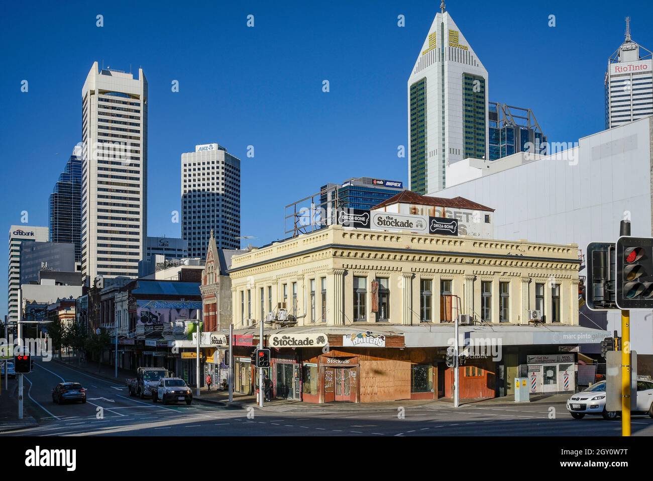 Western Australia, Perth. William Street is a suburban distributor and