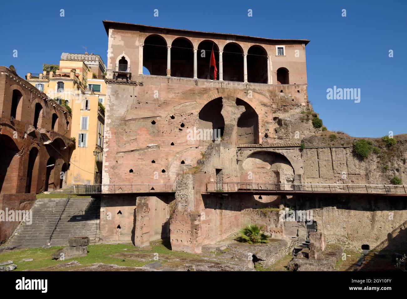 Italy, Rome, Casa dei Cavalieri di Rodi, house of the Knights of Rhodes Stock Photo
