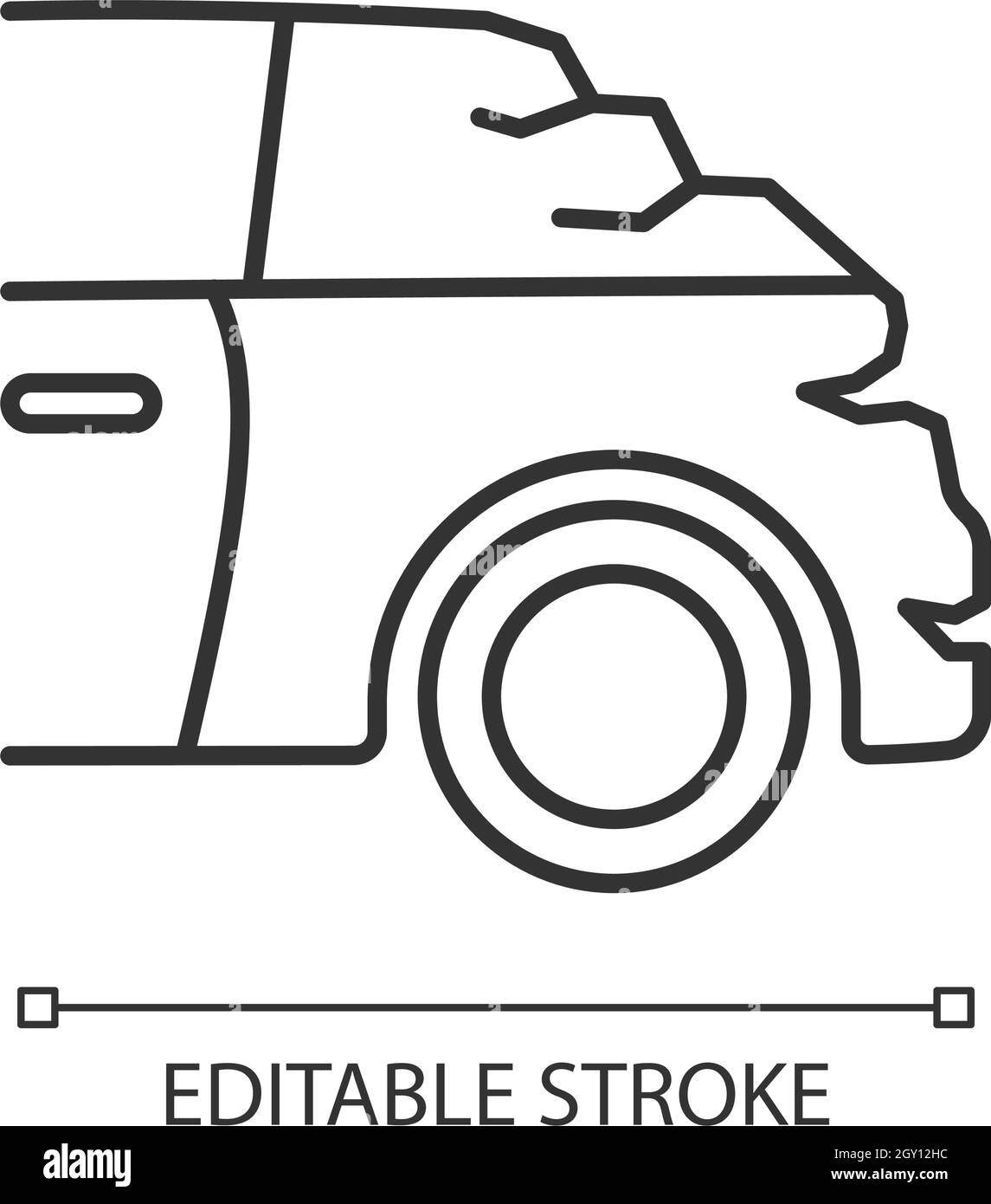 Rear end and boot Stock Vector Images Alamy