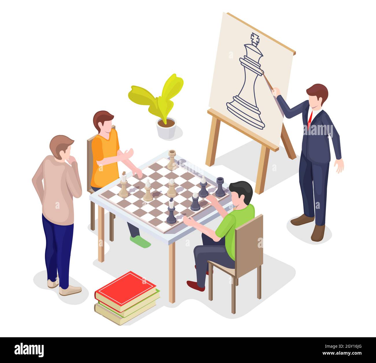 Games for player chess with playing surface board Vector Image