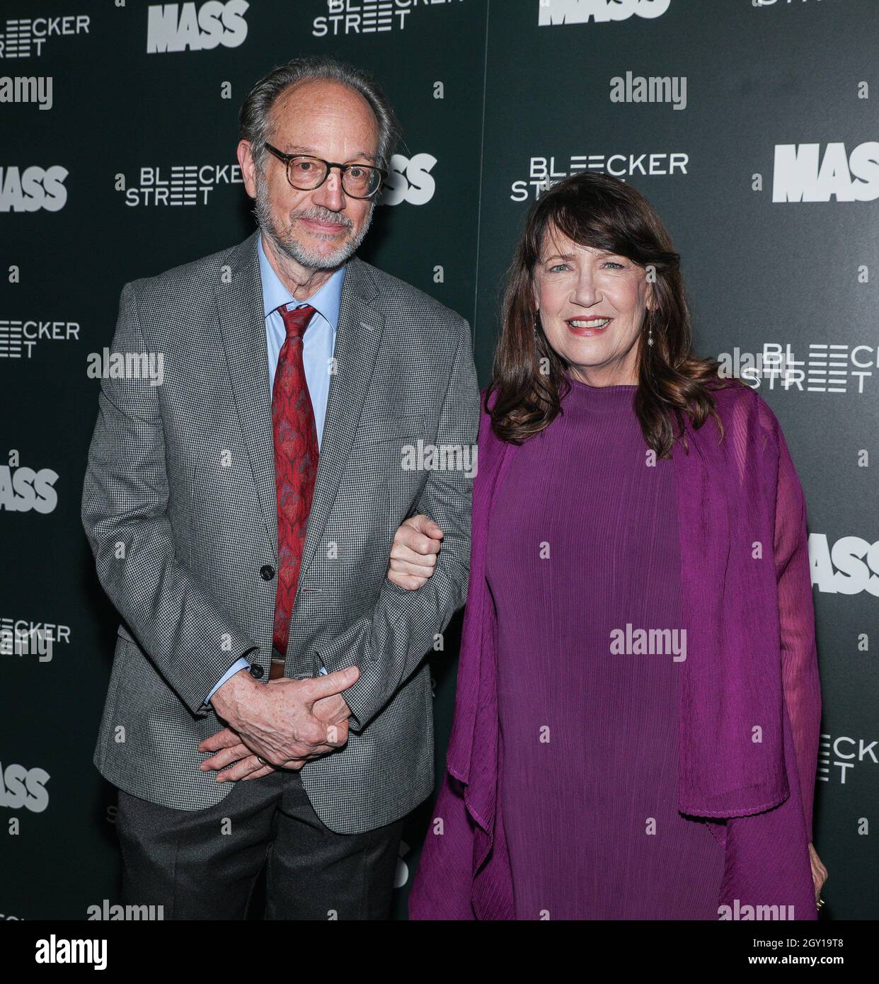New York, NY, USA. 5th Oct, 2021. Lawrence Arancio, Ann Dowd at arrivals for MASS Special Screening, Metrograph, New York, NY October 5, 2021. Credit: CJ Rivera/Everett Collection/Alamy Live News Stock Photo