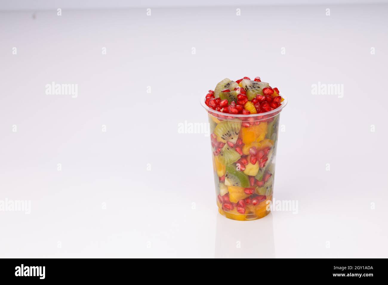 Mixed fruit cut pieces Stock Photo