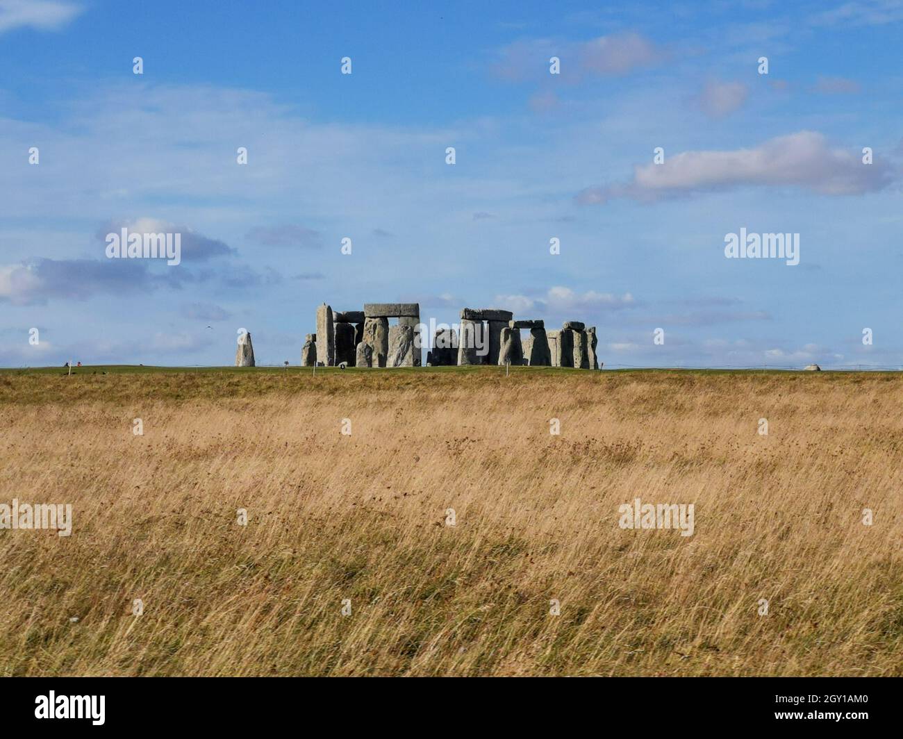 Stone Henge, Wiltshire, UK. 6th October, 2021.Good weather and very few visitors at Stone Henge Credit: Thomas Faull/Alamy Live News Stock Photo