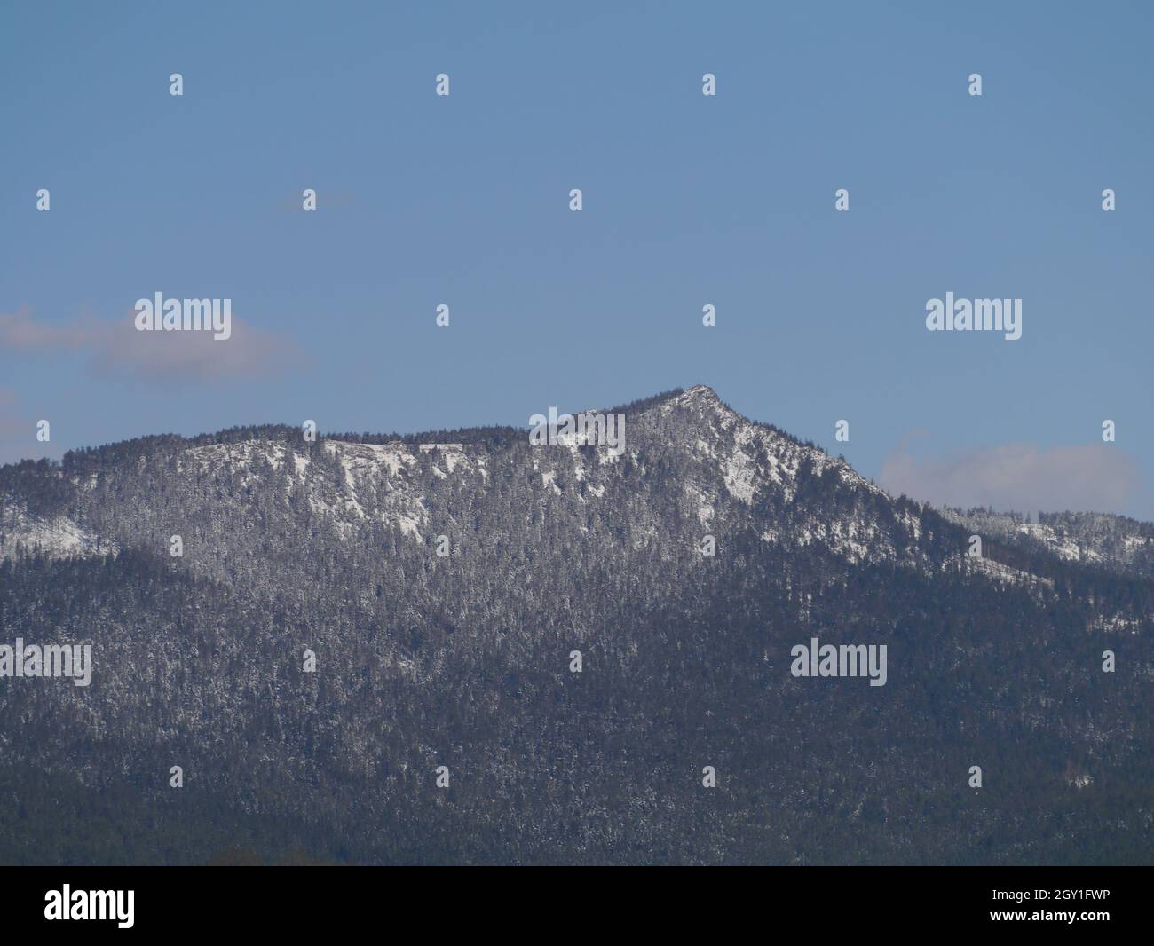 Osser, mountain in Bavarian Forest Stock Photo