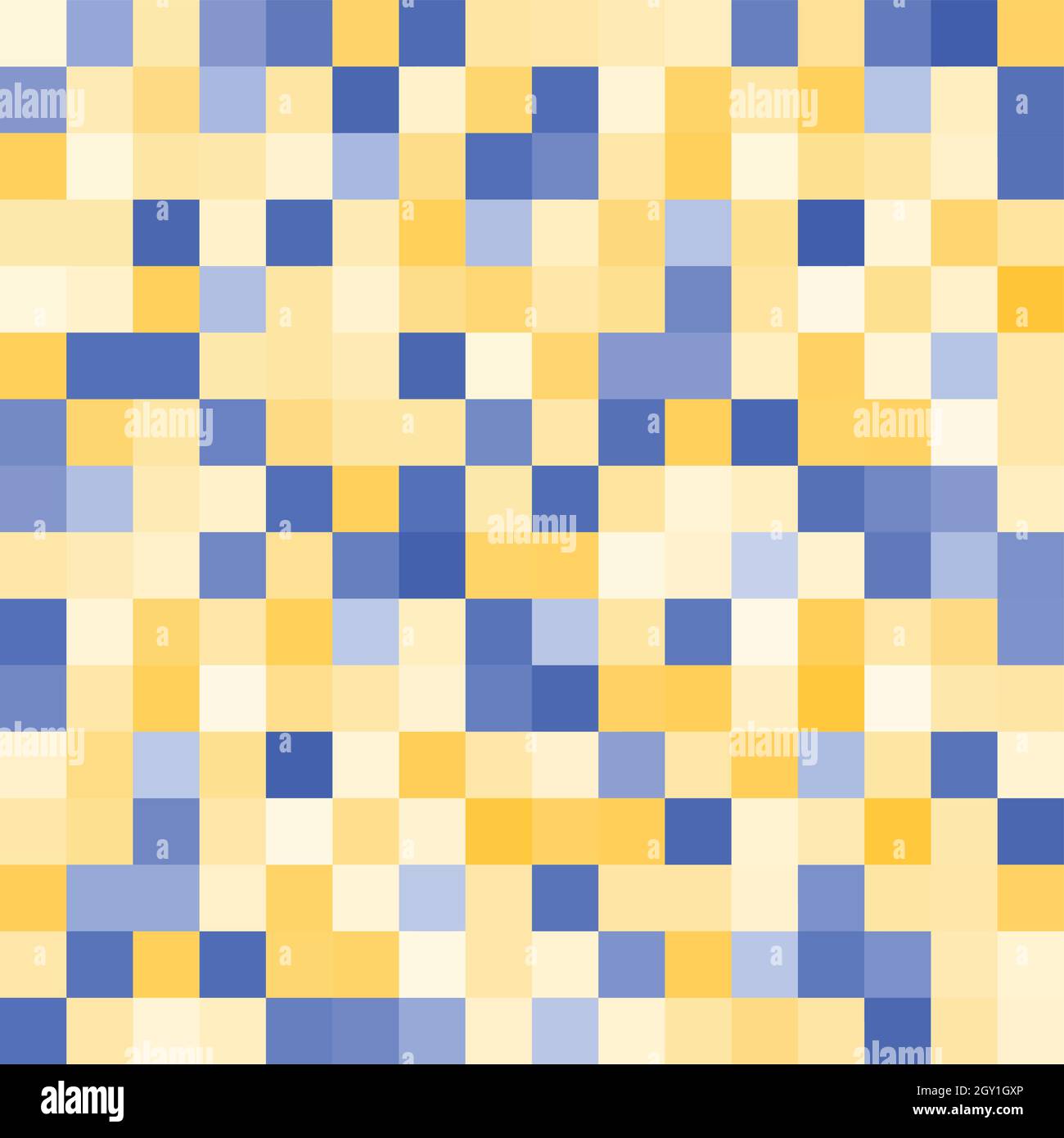 Seamless random squares, mosaic tiles pixelated, pixels colorful