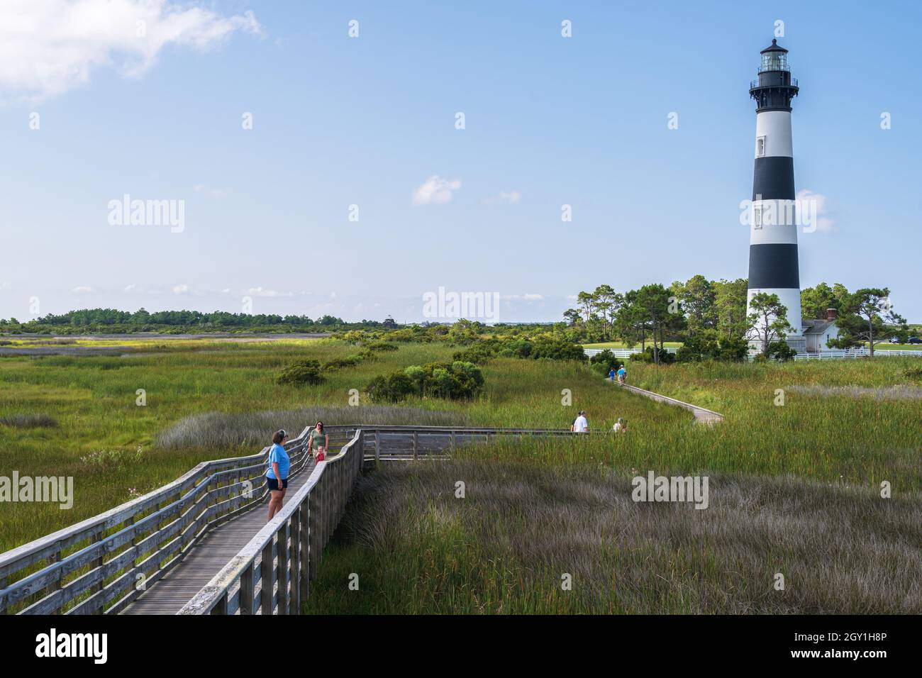 Nags Head, NC, USA August 9, 2021. A horizontal landscape photo of