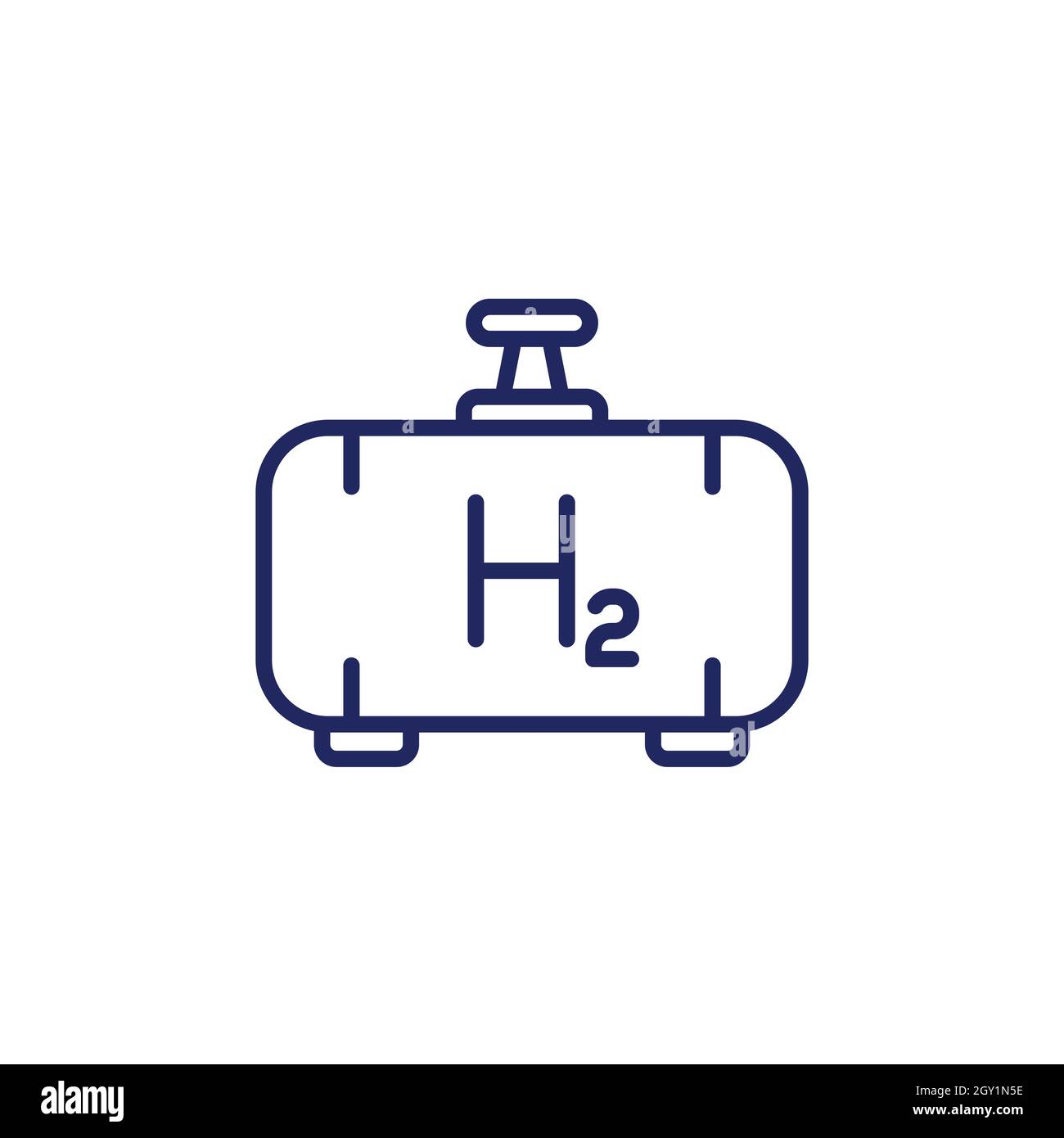 hydrogen storage line icon, vector Stock Vector Image & Art - Alamy