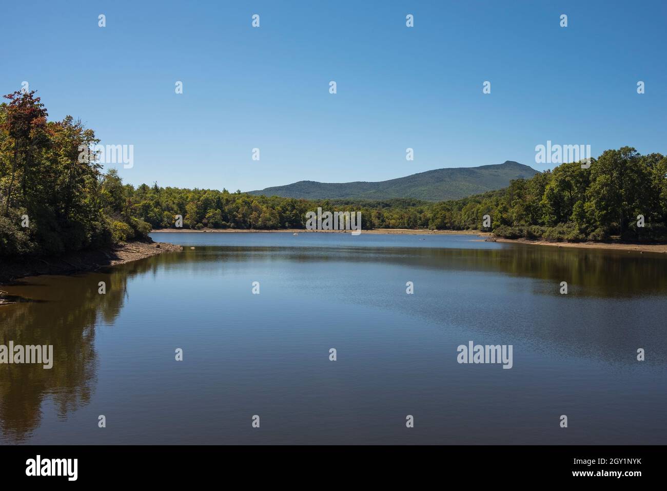 Grandfather Mountain at Price Lake, Blue Ridge Parkway, North Carolina