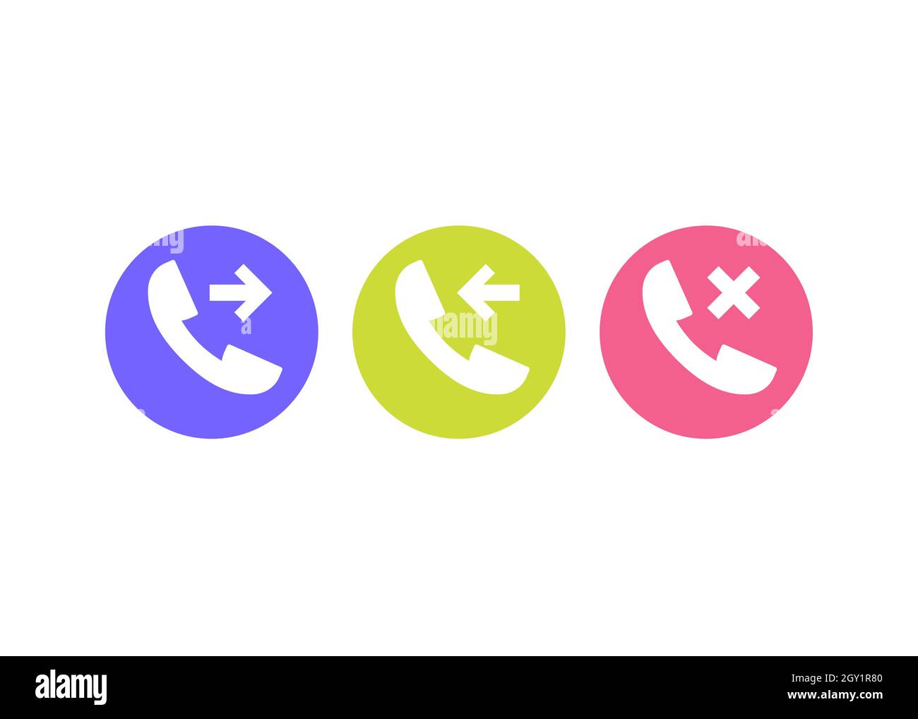Missed phone call vector Cut Out Stock Images Pictures Alamy