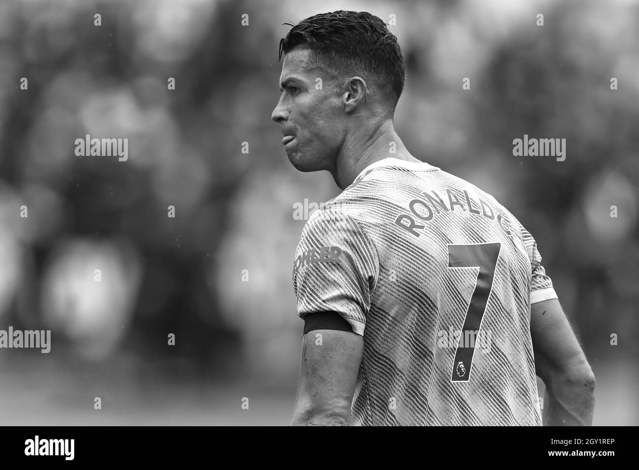 Cristiano Ronaldo Manchester United Black and White Stock Photos & Images -  Alamy