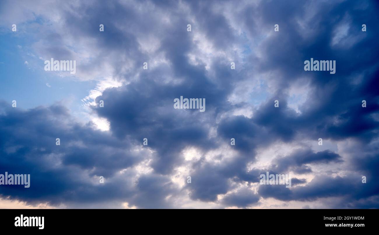 Beautiful clouds in the afternoon. sunshine in the afternoon Stock ...