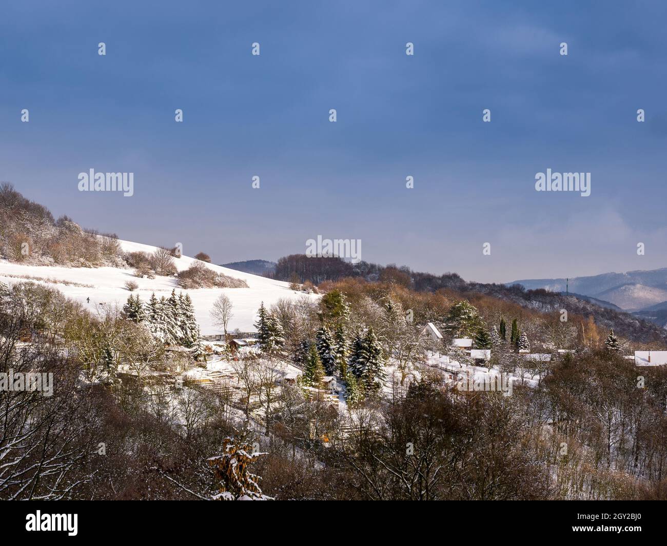 Beautiful and snowy winter hi-res stock photography and images - Alamy