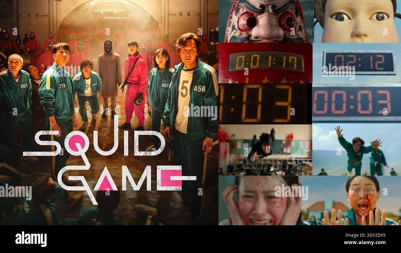 RELEASE DATE: September 17, 2021. TV series TITLE: Squid Game STUDIO:  Netflix DIRECTOR: PLOT: Hundreds of cash-strapped players accept a strange  invitation to compete in children's games. Inside, a tempting prize awaits