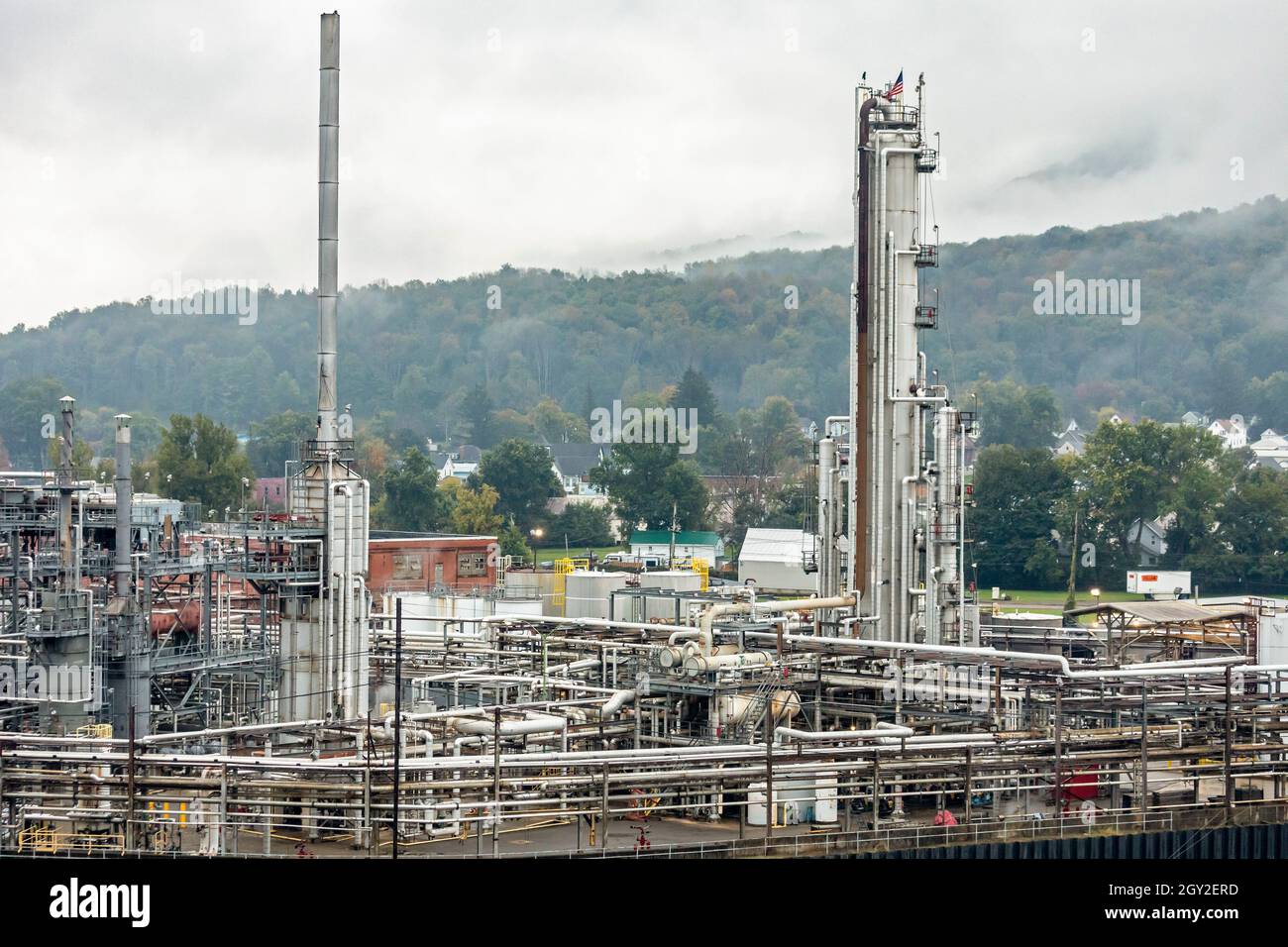 Bradford, Pennsylvania The American Refining Group oil refinery