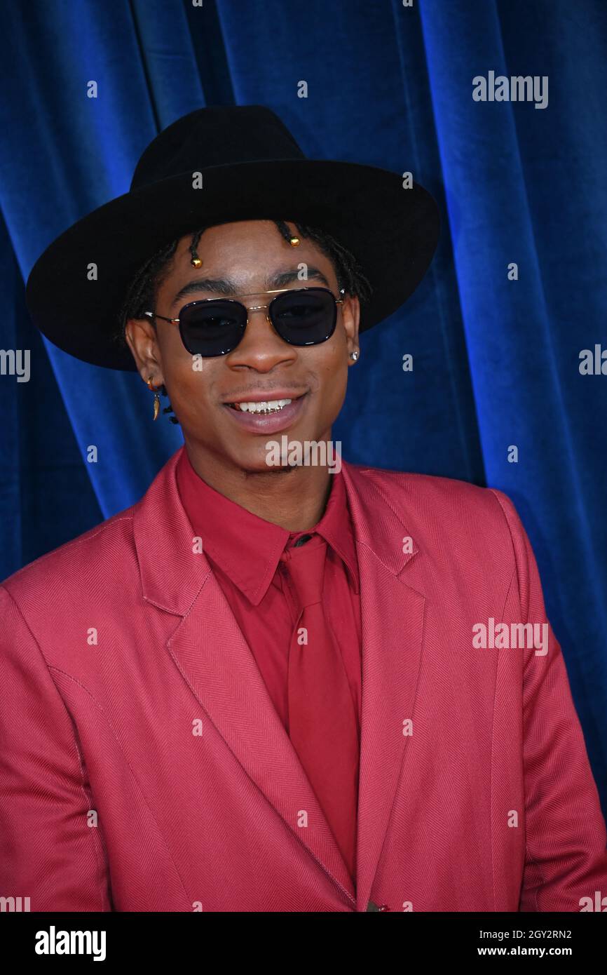 London, UK. 06th Oct, 2021. RJ Cyler attended 'The Harder They Fall' Opening Night Gala - 65th BFI London Film Festival, Southbank Centre, London, UK. 6 October 2021. Credit: Picture Capital/Alamy Live News Stock Photo
