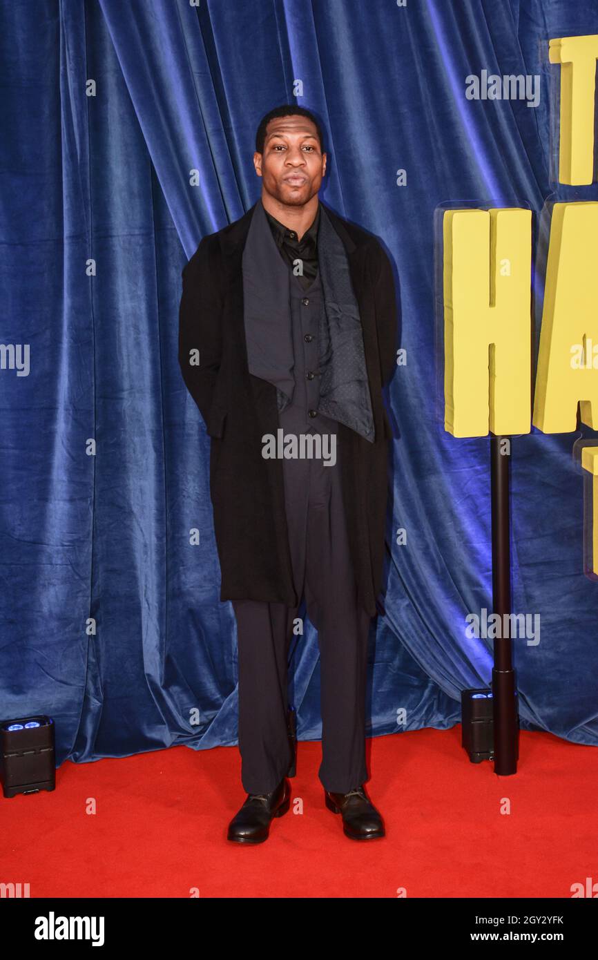 London, UK. 06th Oct, 2021. Jonathan Majors attended 'The Harder They Fall' Opening Night Gala - 65th BFI London Film Festival, Southbank Centre, London, UK. 6 October 2021. Credit: Picture Capital/Alamy Live News Stock Photo