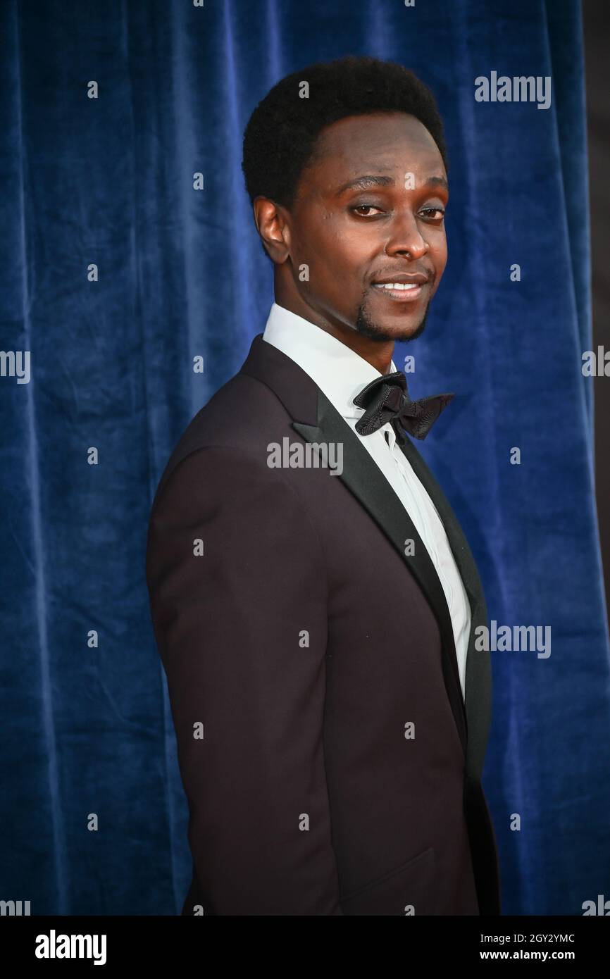 London, UK. 06th Oct, 2021. Edi Gathegi attended 'The Harder They Fall' Opening Night Gala - 65th BFI London Film Festival, Southbank Centre, London, UK. 6 October 2021. Credit: Picture Capital/Alamy Live News Stock Photo