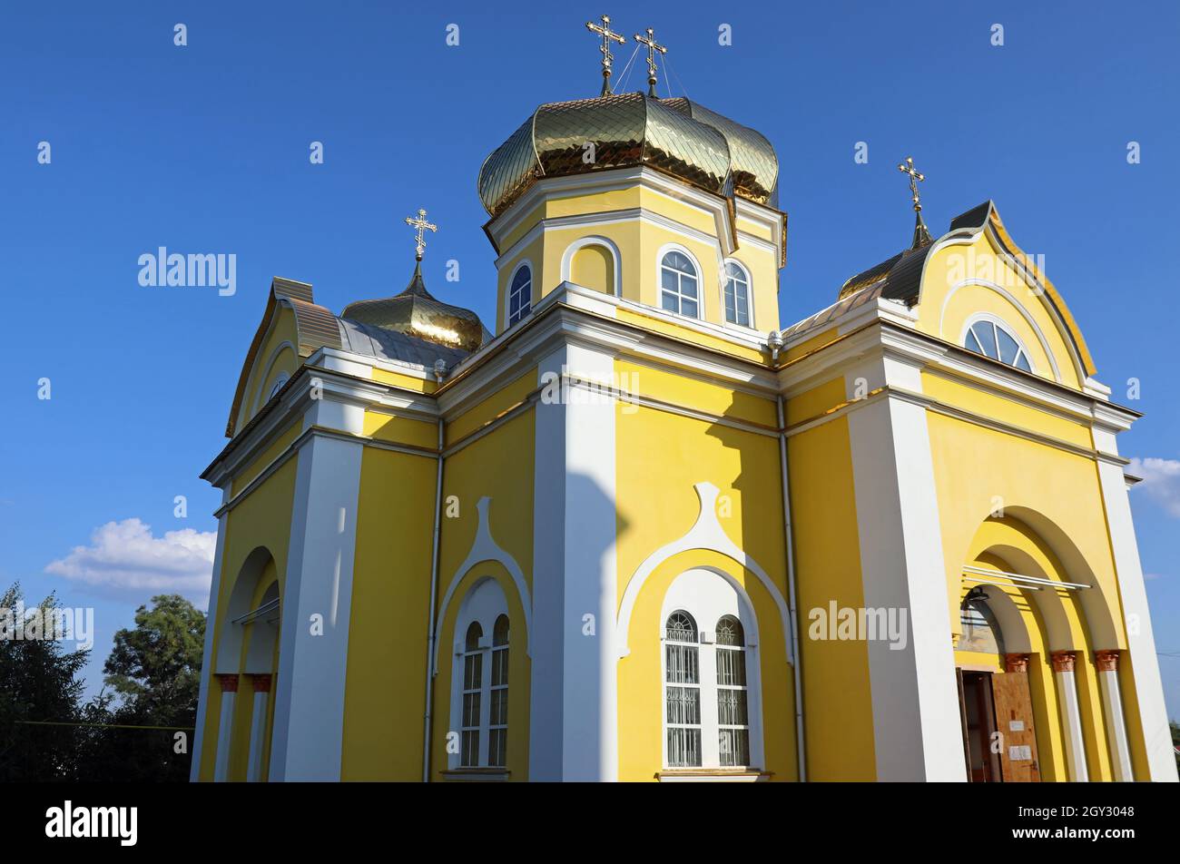 Cathedral of Saint John at Comrat in Gagauzia Stock Photo