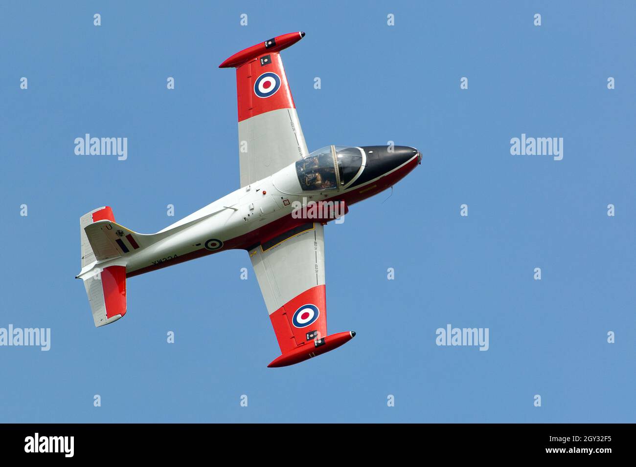 Royal Air Force RAF Jet Provost Trainer at Abingdon Airshow Stock Photo