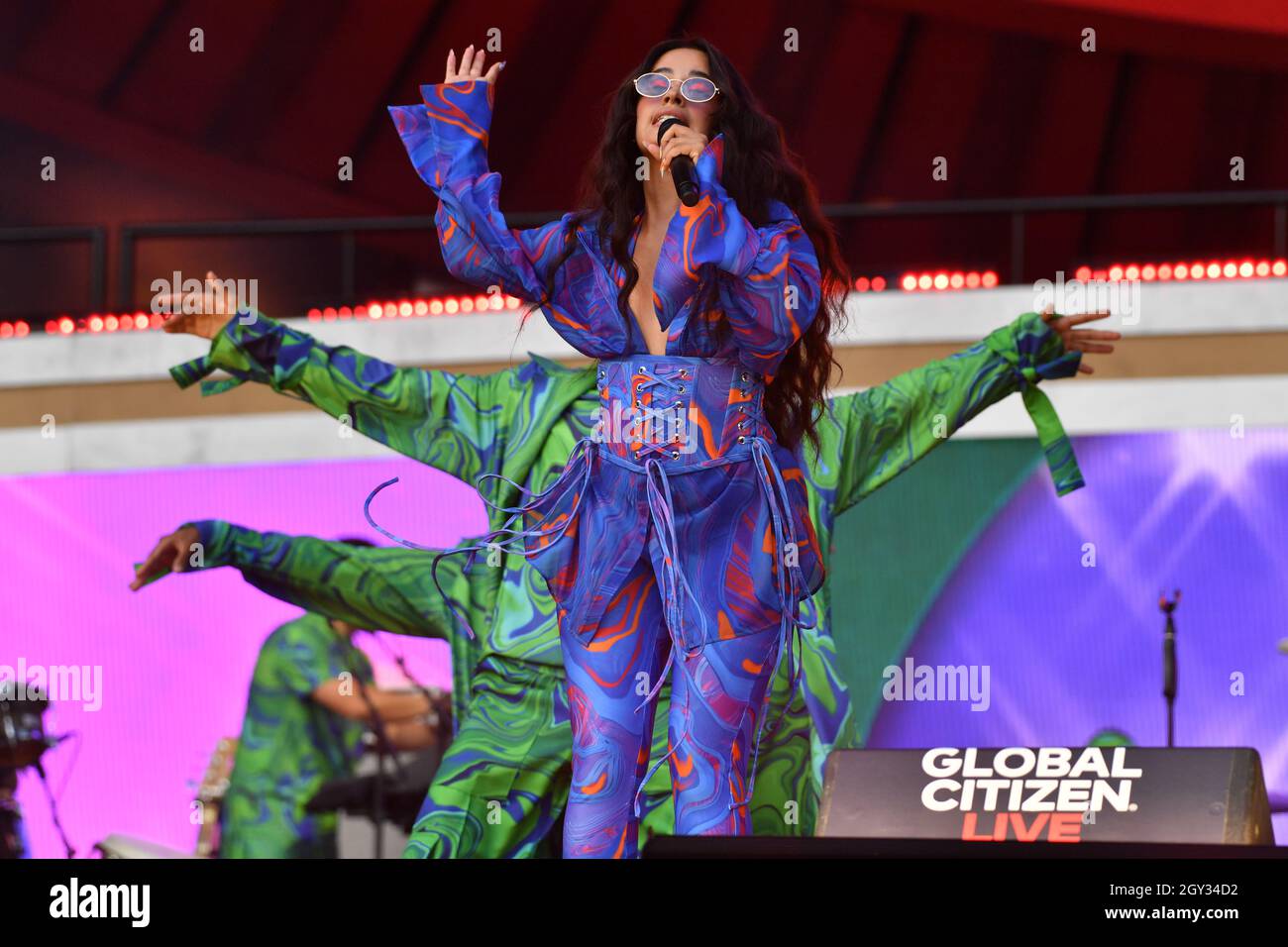Camila Cabello performs at 2021 Global Citizen Live: New York on
