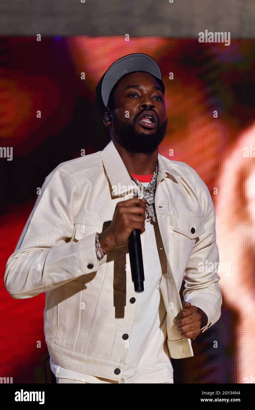 Meek Mill performs at 2021 Global Citizen Live: New York on September 25,  2021 at Central Park in New York City Stock Photo - Alamy