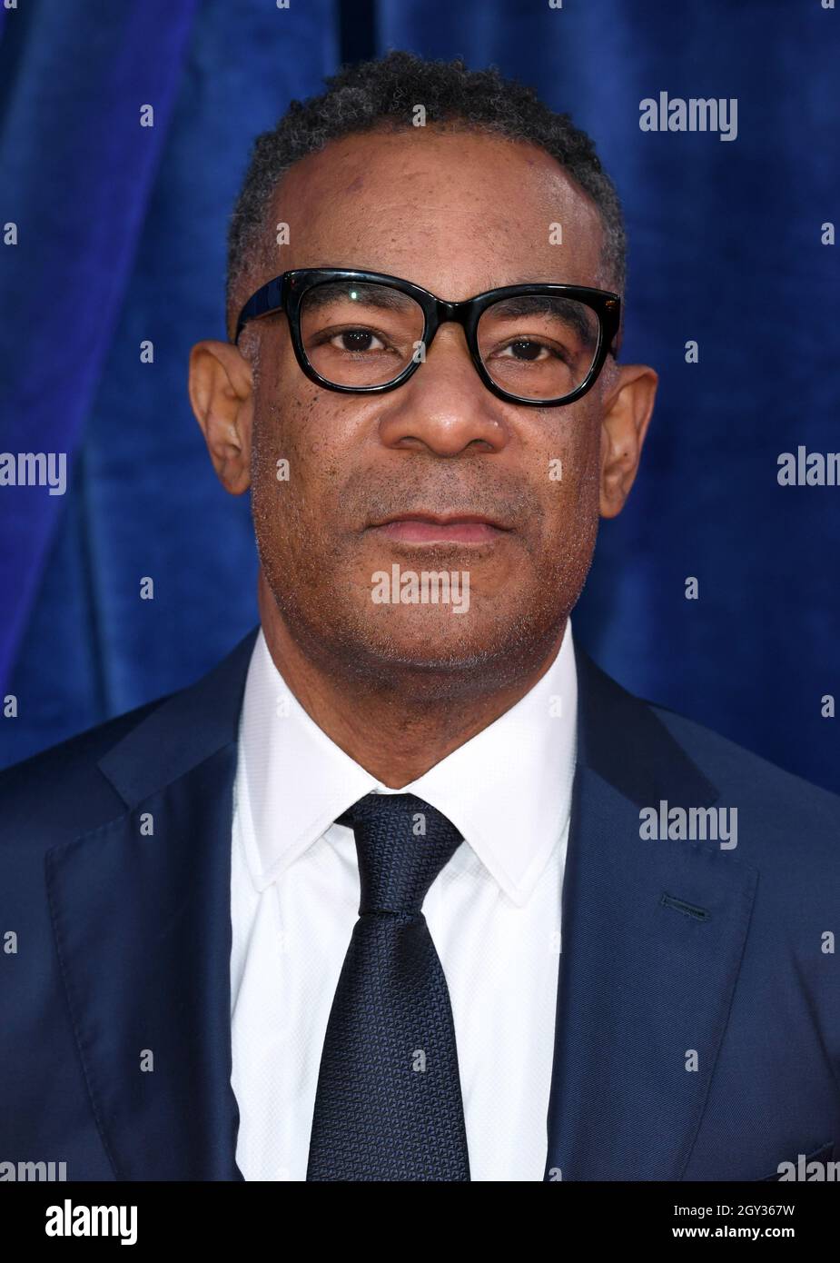 London, UK. October 6th, 2021, London, UK James Lassiter arriving at The Harder They Fall World Premiere, the opening night film of the BFI London Film Festival, held at The Royal Festival Hall. Credit: Doug Peters/EMPICS/Alamy Live News Stock Photo