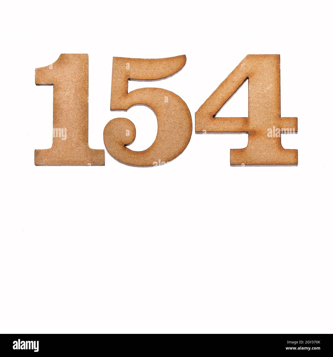 Number 154 Cut Out Stock Images & Pictures - Alamy