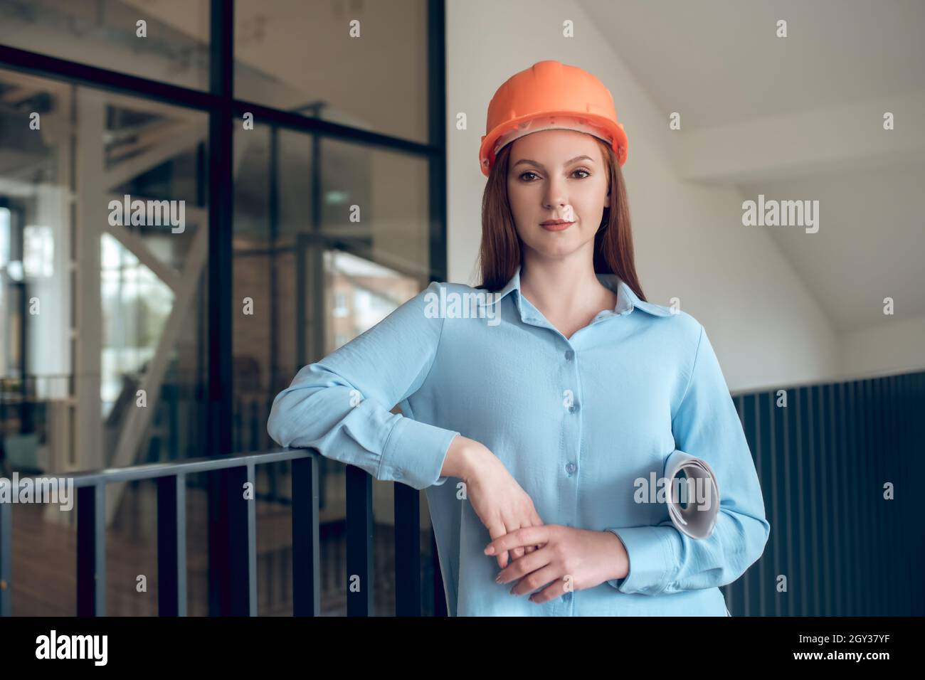 Young designer in protective hi-res stock photography and images - Alamy