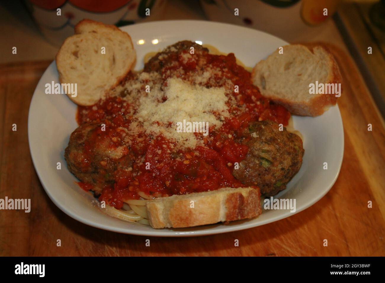 Spaghetti from scratch fresh ingredients Stock Photo Alamy