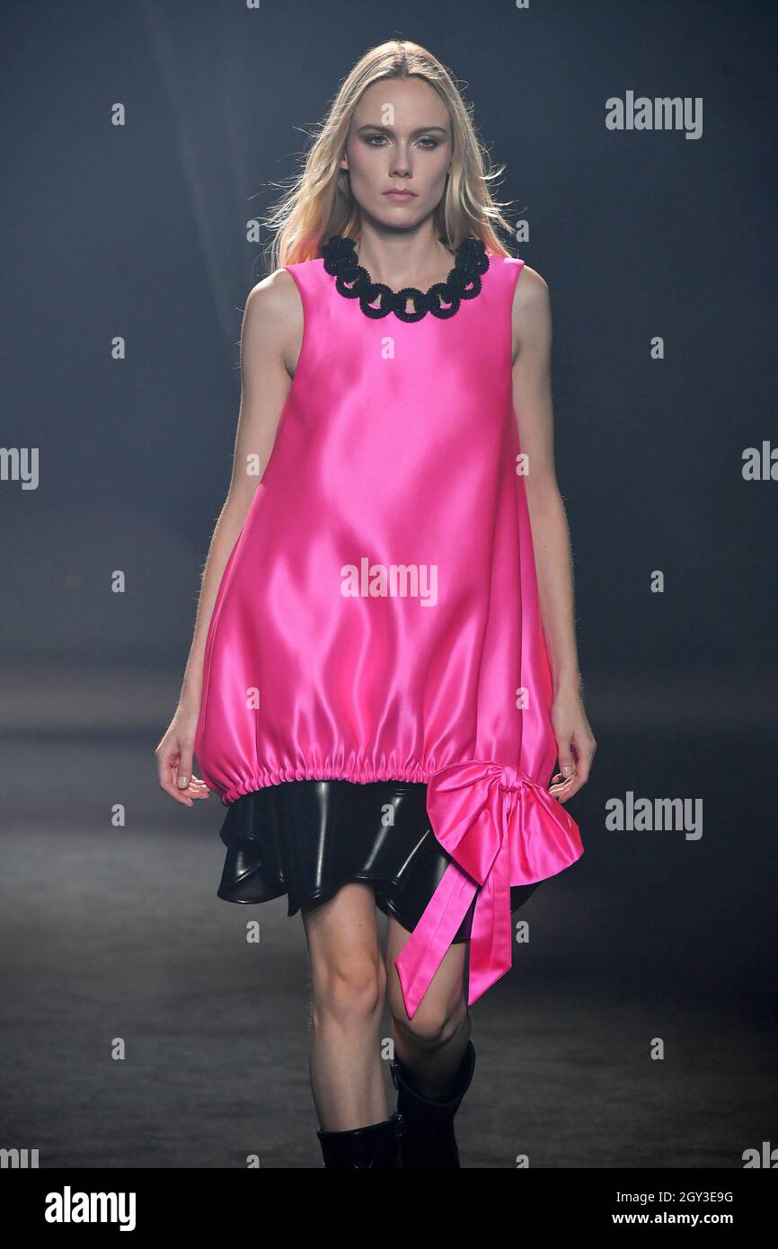 kiki usa pink dress Kiki Riki Tulle Ruffle Tier Maxi Dress Pink