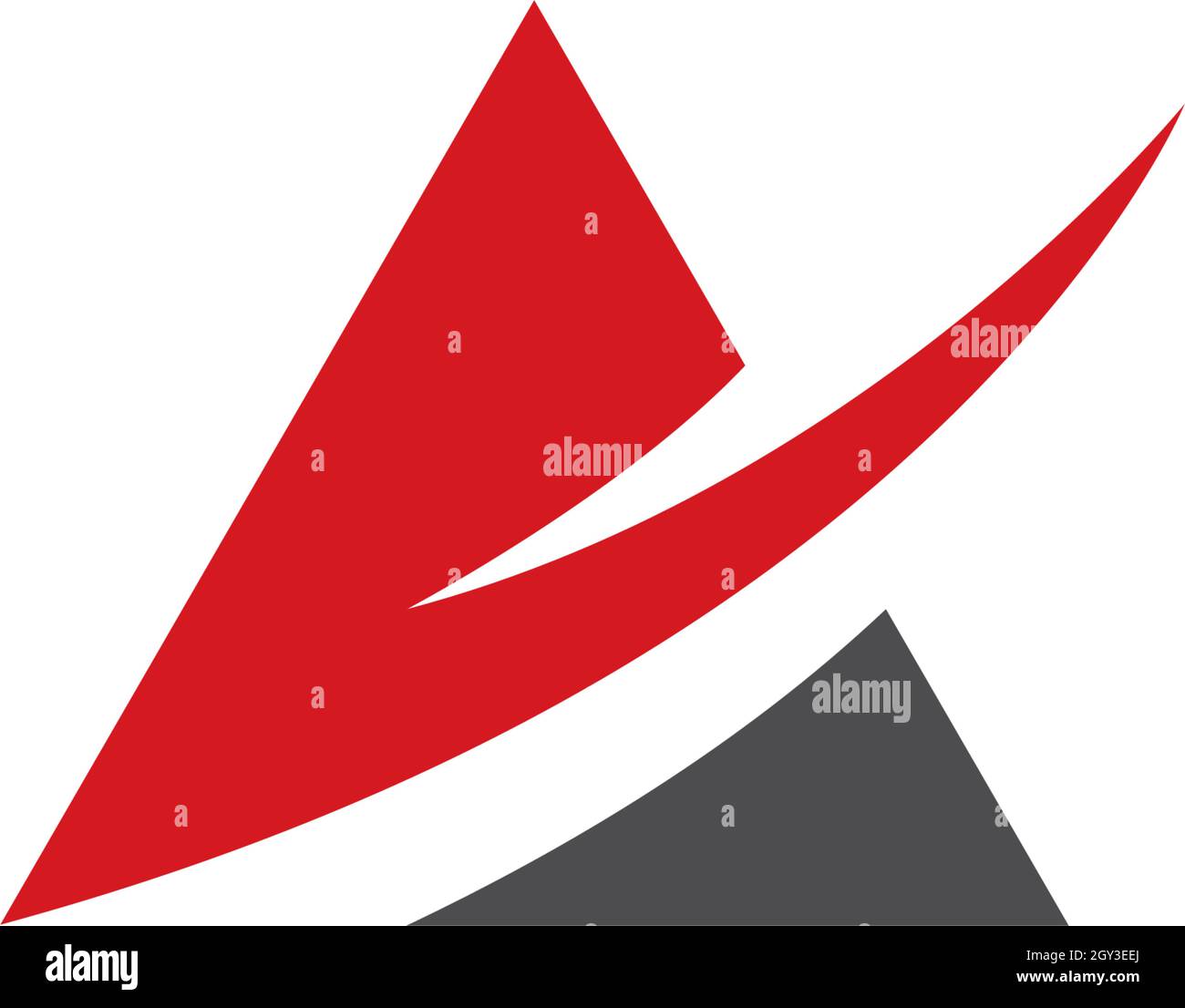 Triangle Logo vector Template Stock Vector Image & Art Alamy
