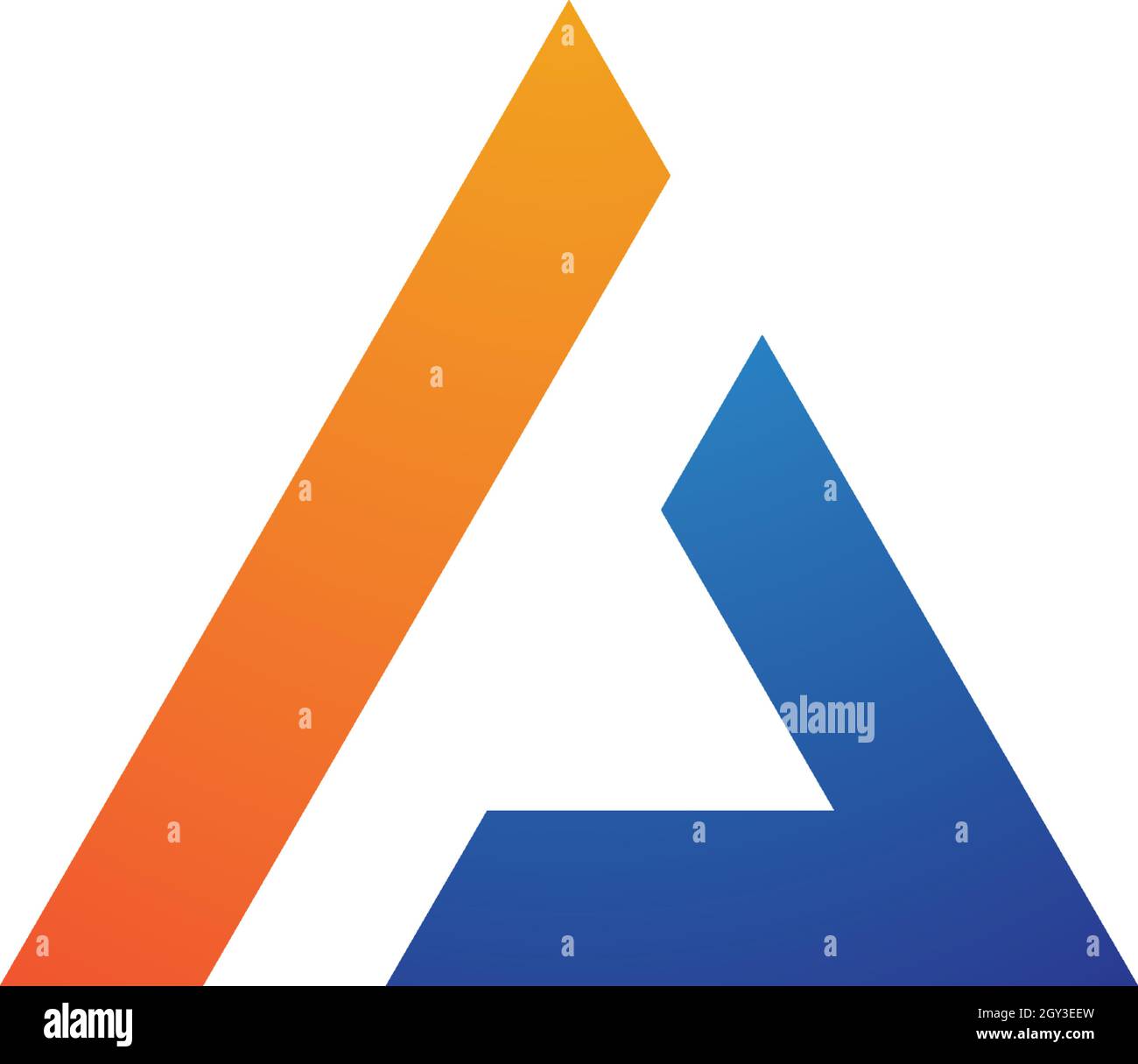 Triangle Logo vector Template Stock Vector Image & Art - Alamy
