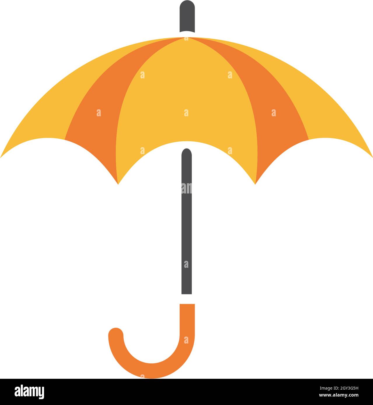 umbrella logo vector template Stock Vector