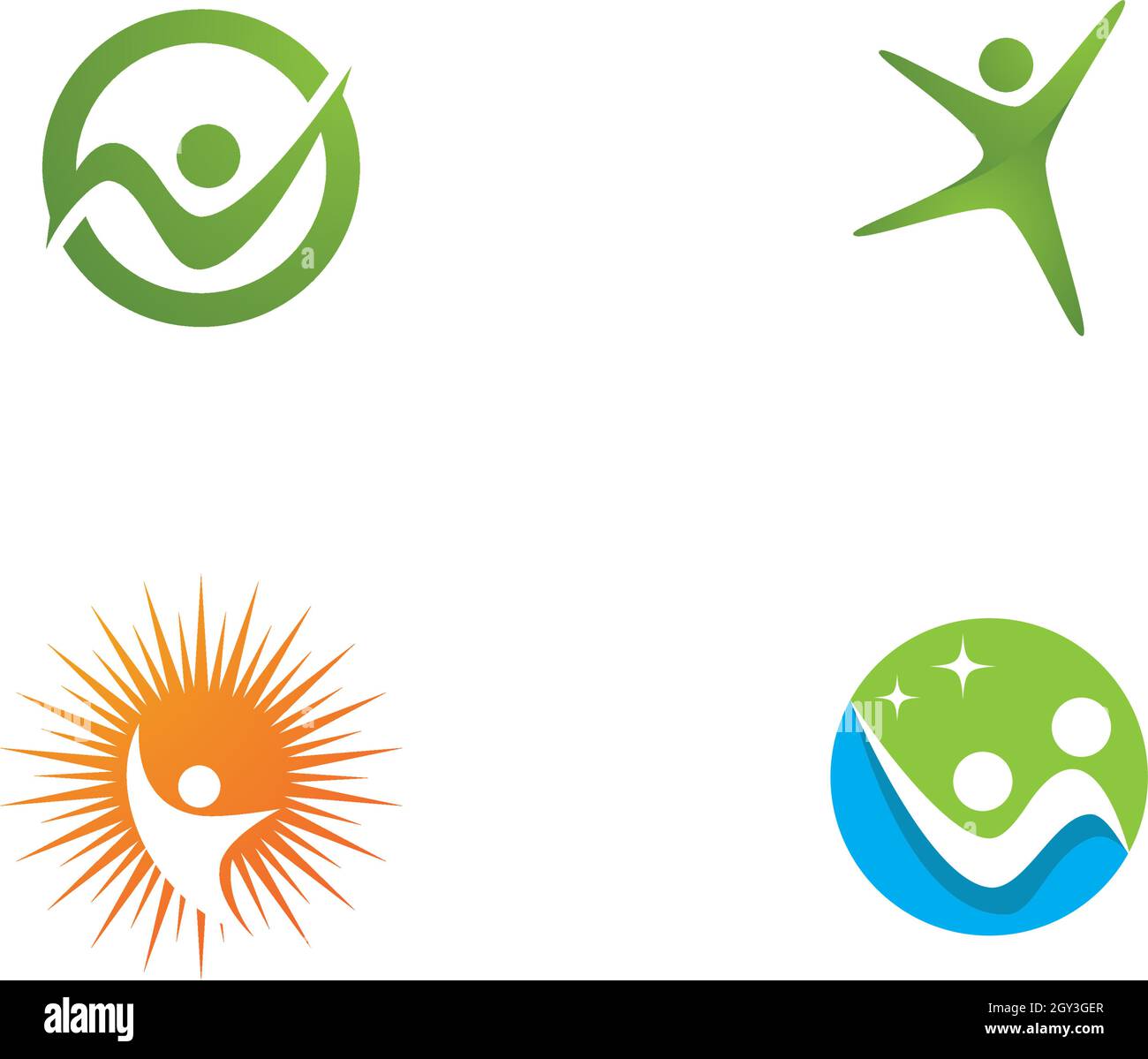 Healthy Life Logo template vector icon Stock Vector Image & Art - Alamy