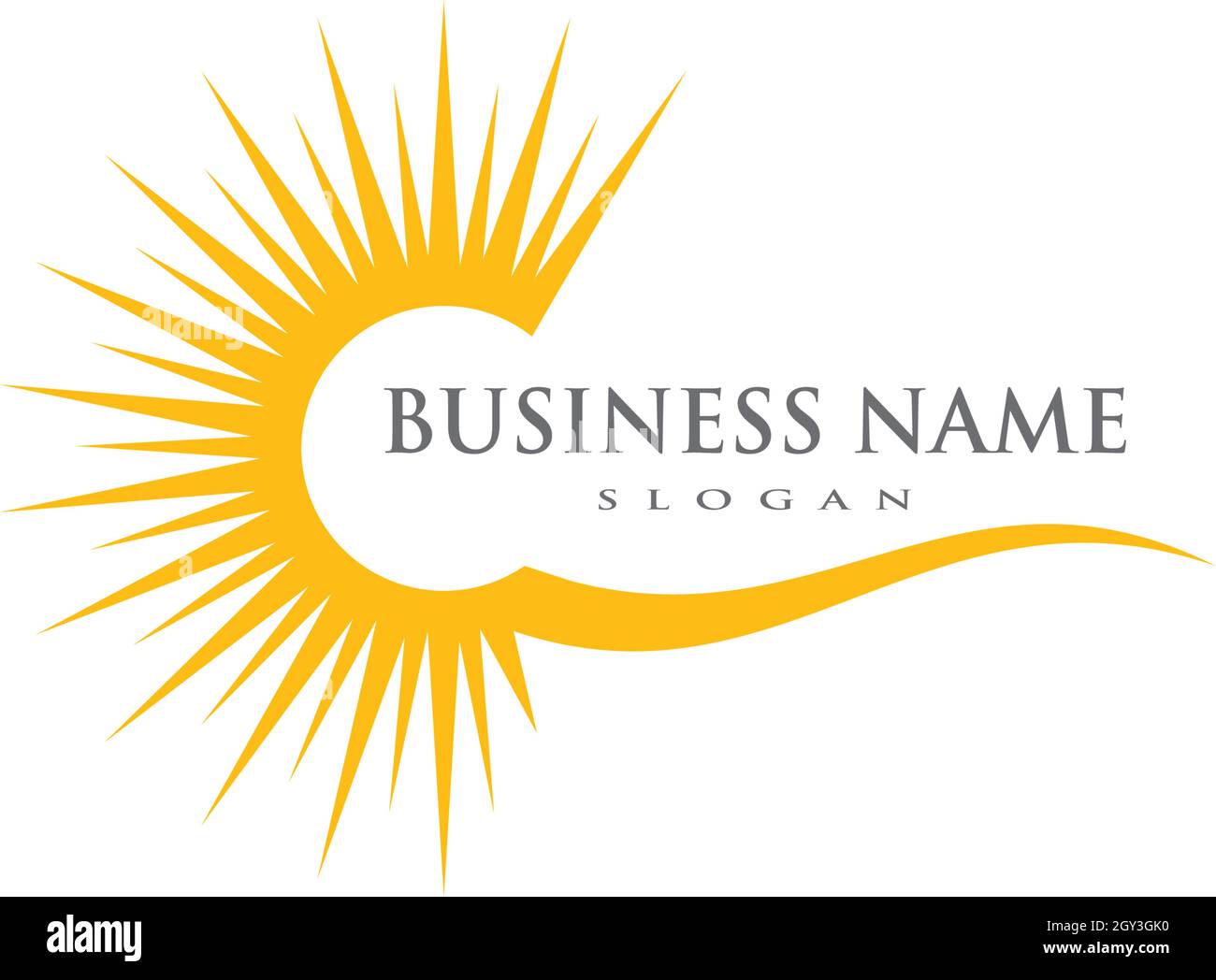 sun ilustration logo vector icon template Stock Vector Image & Art - Alamy