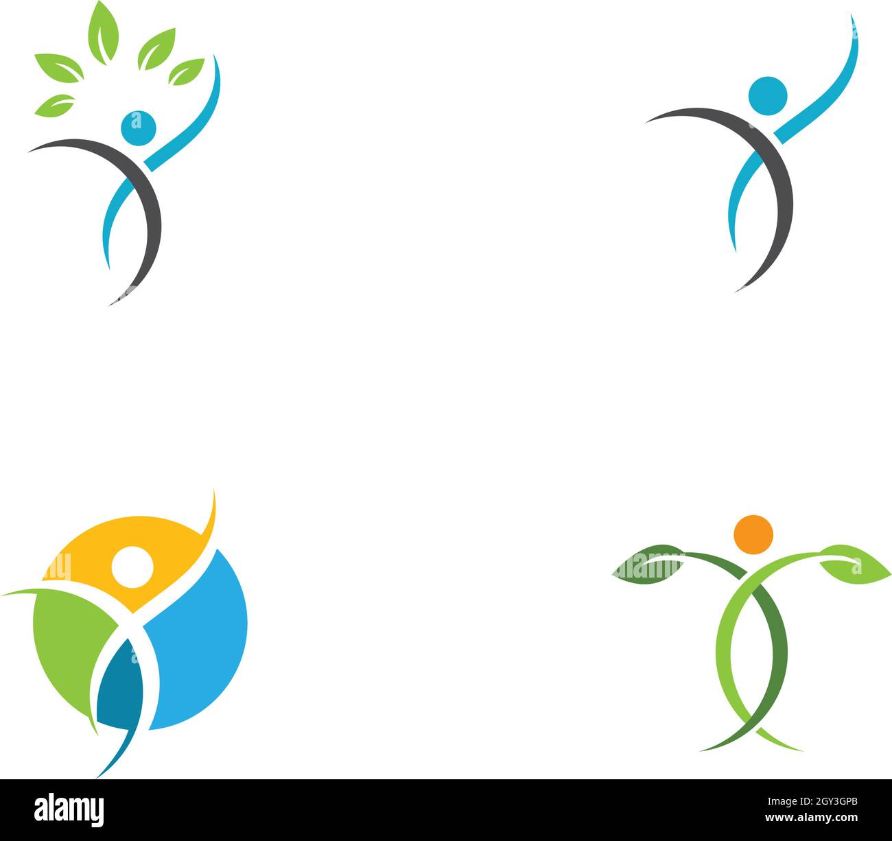 Healthy Life Logo template vector icon Stock Vector Image & Art - Alamy