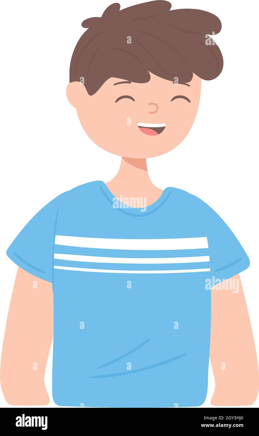 smiling teen boy Stock Vector Image & Art - Alamy