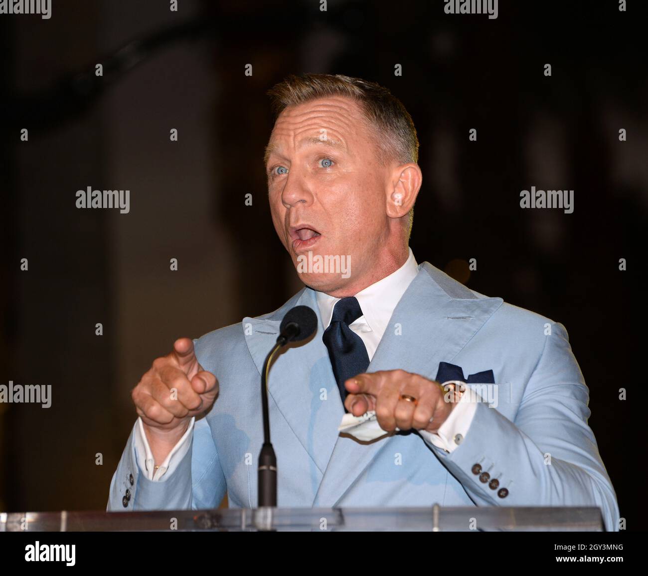 No Time to Die Stars Daniel Craig and Léa Seydoux at the Matera, Italy  Photocall - Tom + Lorenzo